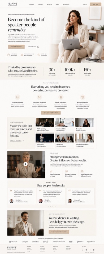 FrippVT — Editorial website design