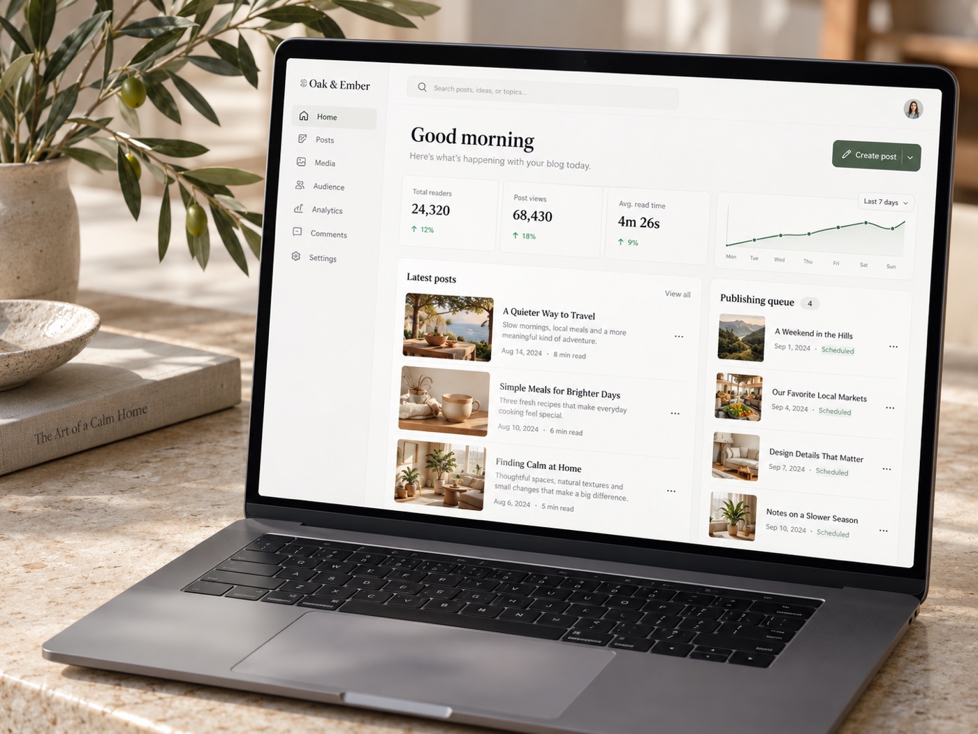AI-generated concept preview for Self‑Running AI SEO